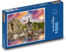Mountains - City Puzzle 1000 pieces - 60 x 46 cm 