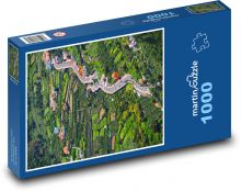 Kľukatá cesta v údolí Puzzle 1000 dielikov - 60 x 46 cm 