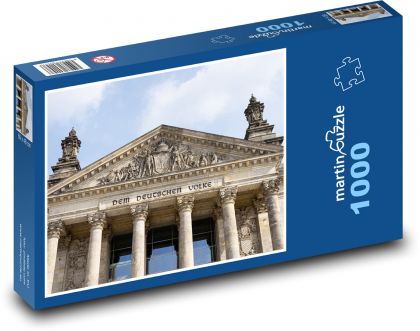 Německo - Bundestag, Parlament - Puzzle 1000 dílků, rozměr 60x46 cm