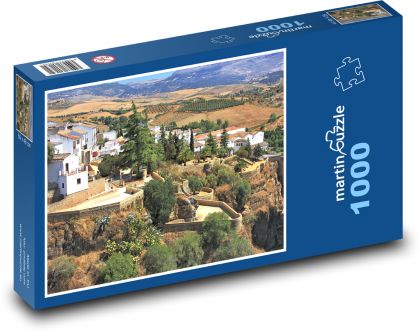 City - architecture, nature - Puzzle 1000 pieces, size 60x46 cm 