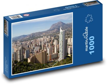 Benidorm - město, Španělsko - puzzle 1000 dílků