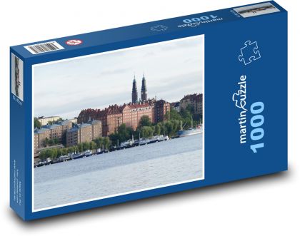 Stockholm - Sweden, city - Puzzle 1000 pieces, size 60x46 cm 