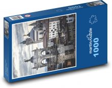 Veža - domy, mesto Puzzle 1000 dielikov - 60 x 46 cm