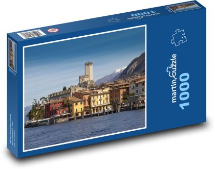 Malcesine - Itálie, moře - puzzle 1000 dílků