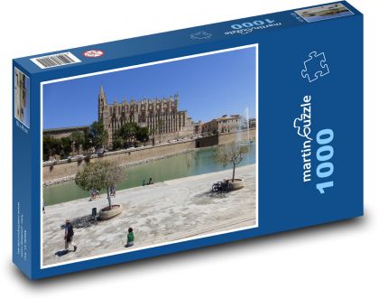 Palma - Majorka, Hiszpania - Puzzle 1000 elementów, rozmiar 60x46 cm