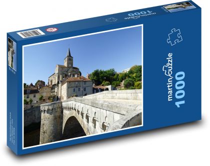 Montmorillon - France - Puzzle 1000 pieces, size 60x46 cm 