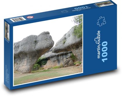 La Ciudad Encantada - Obszar chroniony, Hiszpania - Puzzle 1000 elementów, rozmiar 60x46 cm