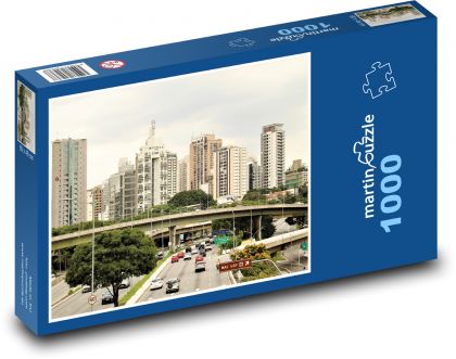 Sao Paulo - Brazylia - Puzzle 1000 elementów, rozmiar 60x46 cm
