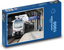 Vlak - železnice, koleje Puzzle 1000 - 60x46 cm