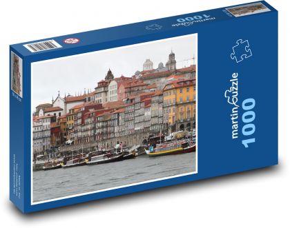 Porto - Portugalsko, pobrežie - Puzzle 1000 dielikov, rozmer 60x46 cm