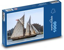 Boat with sails Puzzle 1000 pieces - 60 x 46 cm 