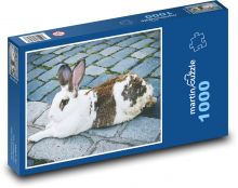 Králík - domácí zvíře Puzzle 1000 dílků - 60 x 46 cm