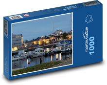 Ships in the harbor Puzzle 1000 pieces - 60 x 46 cm
