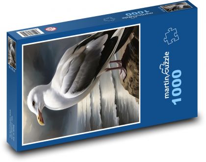 Racek na pobřeží - puzzle 1000 dílků