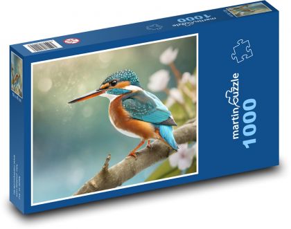 Eisvogel in der Natur - Puzzle - 1000 Teile