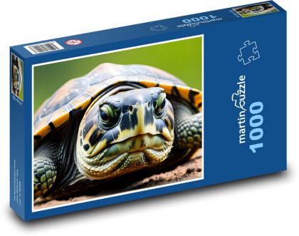 Korytnačka obrovská - plaz - Puzzle 1000 dielikov, rozmer 60x46 cm
