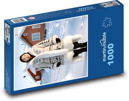 Winterfrau - Puzzle - 1000 Teile
