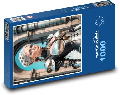 Woman in robotic suit - Puzzle 1000 pieces, size 60x46 cm 