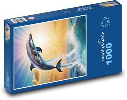 Delfin - Fisch, Meer - Puzzle - 1000 Teile