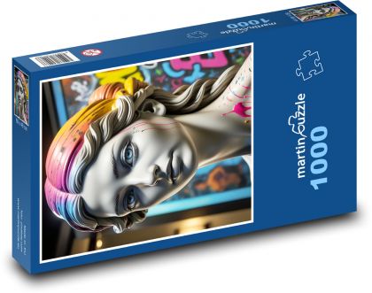 Socha ženy  - puzzle 1000 dílků