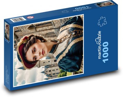 Porträt einer viktorianischen Frau - Puzzle - 1000 Teile
