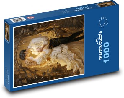 Muž a žena - Puzzle 1000 dielikov, rozmer 60x46 cm