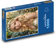Portret pięknej kobiety Puzzle 1000 elementów - 60x46 cm