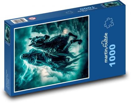 Smrtka na koni - puzzle 1000 dílků