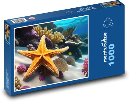 Starfish - Puzzle 1000 pieces, size 60x46 cm 