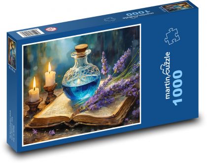 Lektvar s knihou - Puzzle 1000 dielikov, rozmer 60x46 cm