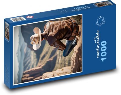 Cowboy in der Natur - Puzzle - 1000 Teile
