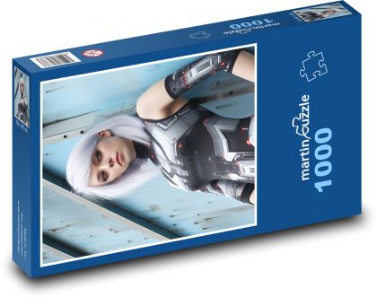 Portrét ženy - Puzzle 1000 dielikov, rozmer 60x46 cm