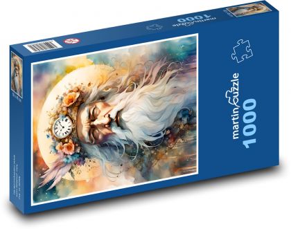 Old man with beard - Puzzle 1000 pieces, size 60x46 cm 