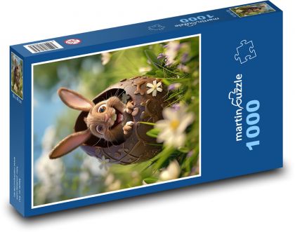 Velikonoce - zajíček - puzzle 1000 dílků