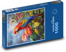 Papoušek ara Puzzle 1000 - 60x46 cm