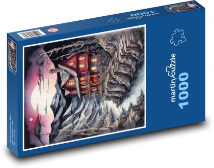 Haus im Wald - Puzzle - 1000 Teile