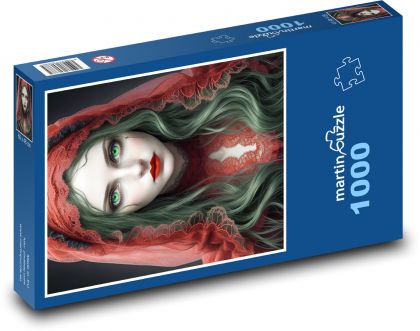 Frau - Mädchen, Schönheit - Puzzle - 1000 Teile