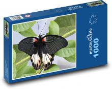 Schwarzer Schmetterling - Insekt, Flügel Puzzle 1000 Teile - 60 x 46 cm