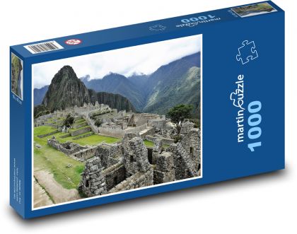 Machu Picchu - Peru, hory - Puzzle 1000 dielikov, rozmer 60x46 cm