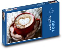 Delicious coffee - relaxation, rest Puzzle 1000 pieces - 60 x 46 cm 