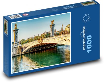 Paříž - most, Francie - puzzle 1000 dílků