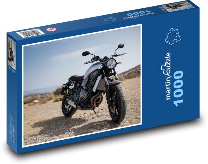 Motocykl w trasie - Puzzle 1000 elementów, rozmiar 60x46 cm