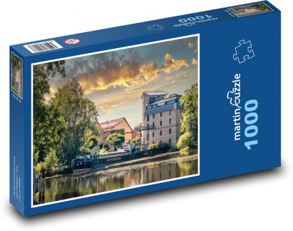 Zehdenick - sunset, Germany - Puzzle 1000 pieces, size 60x46 cm 