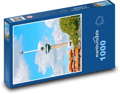 Wieża Obserwacji Miasta - Puzzle 1000 elementów, rozmiar 60x46 cm