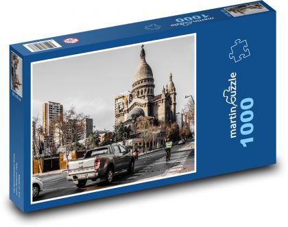 Katedrála - architektúra, mesto - Puzzle 1000 dielikov, rozmer 60x46 cm