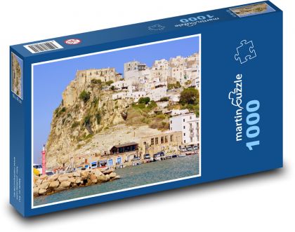Scoglio - Włochy, wybrzeże - Puzzle 1000 elementów, rozmiar 60x46 cm