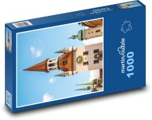 Veža - námestie Puzzle 1000 dielikov - 60 x 46 cm