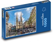 Historyczny Paryż - Francja Puzzle 1000 elementów - 60x46 cm