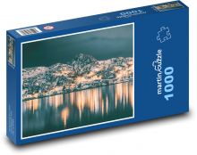 Noční město Puzzle 1000 - 60x46 cm