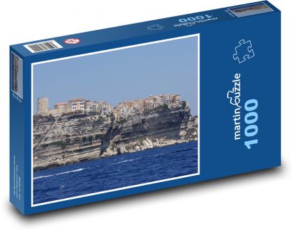 Bonifacio - Francja - Puzzle 1000 elementów, rozmiar 60x46 cm